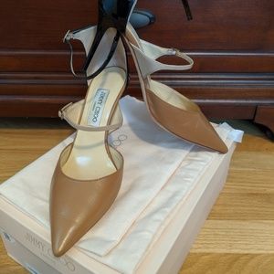 Jimmy Choo 'Twist' Ankle Strap Pump